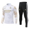 Real Madrid Sweat d'Entraînement Quarter-Zip 2024-25 Blanche Pour Enfant